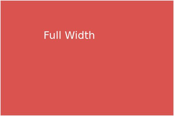 Full-Width Menu